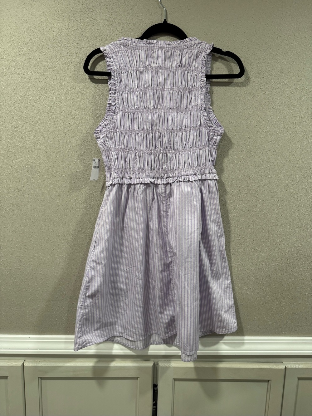 NWT Fit & Flare Smocked Bodice Mini Dress - Picture 7 of 9